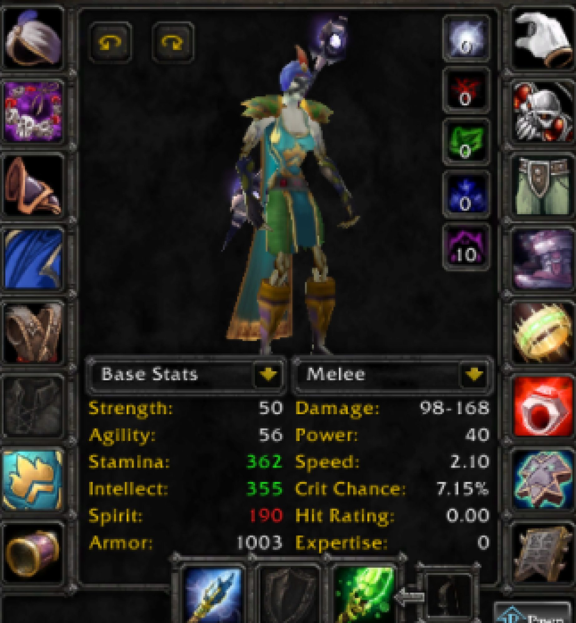 Undead female warlock mograine 2