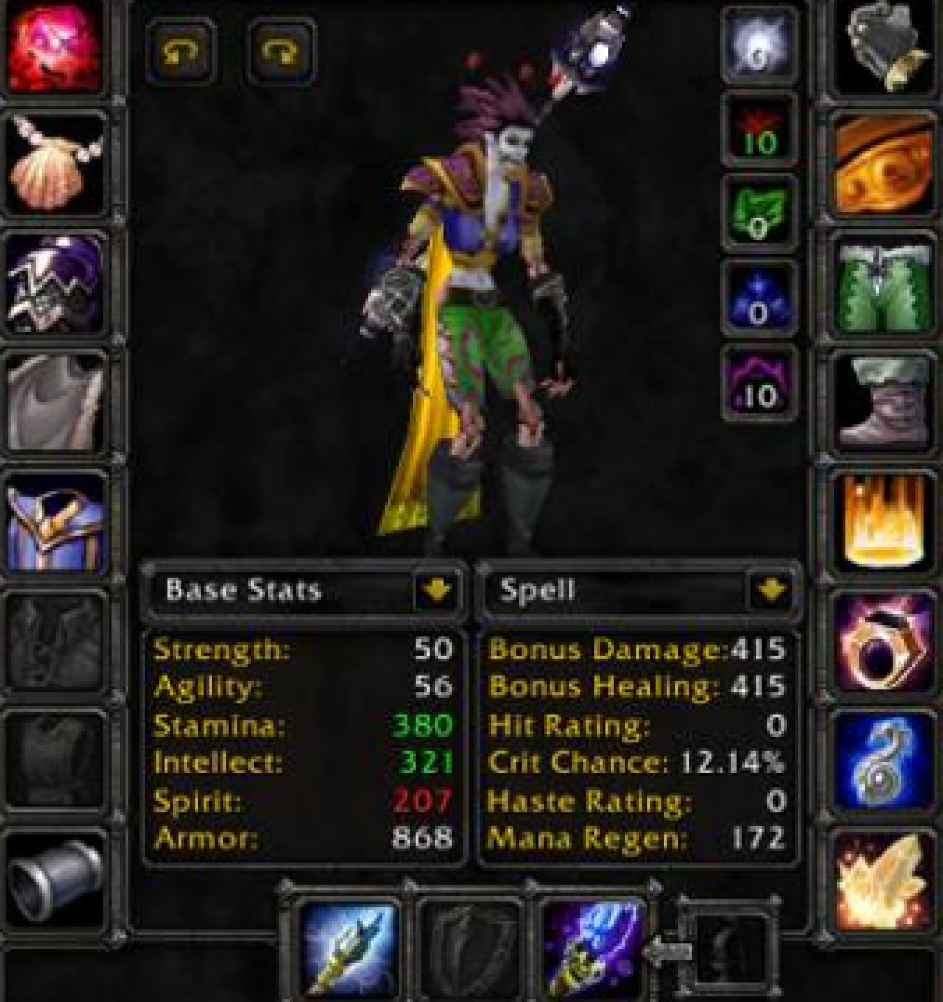 Undead female warlock noggenfogger