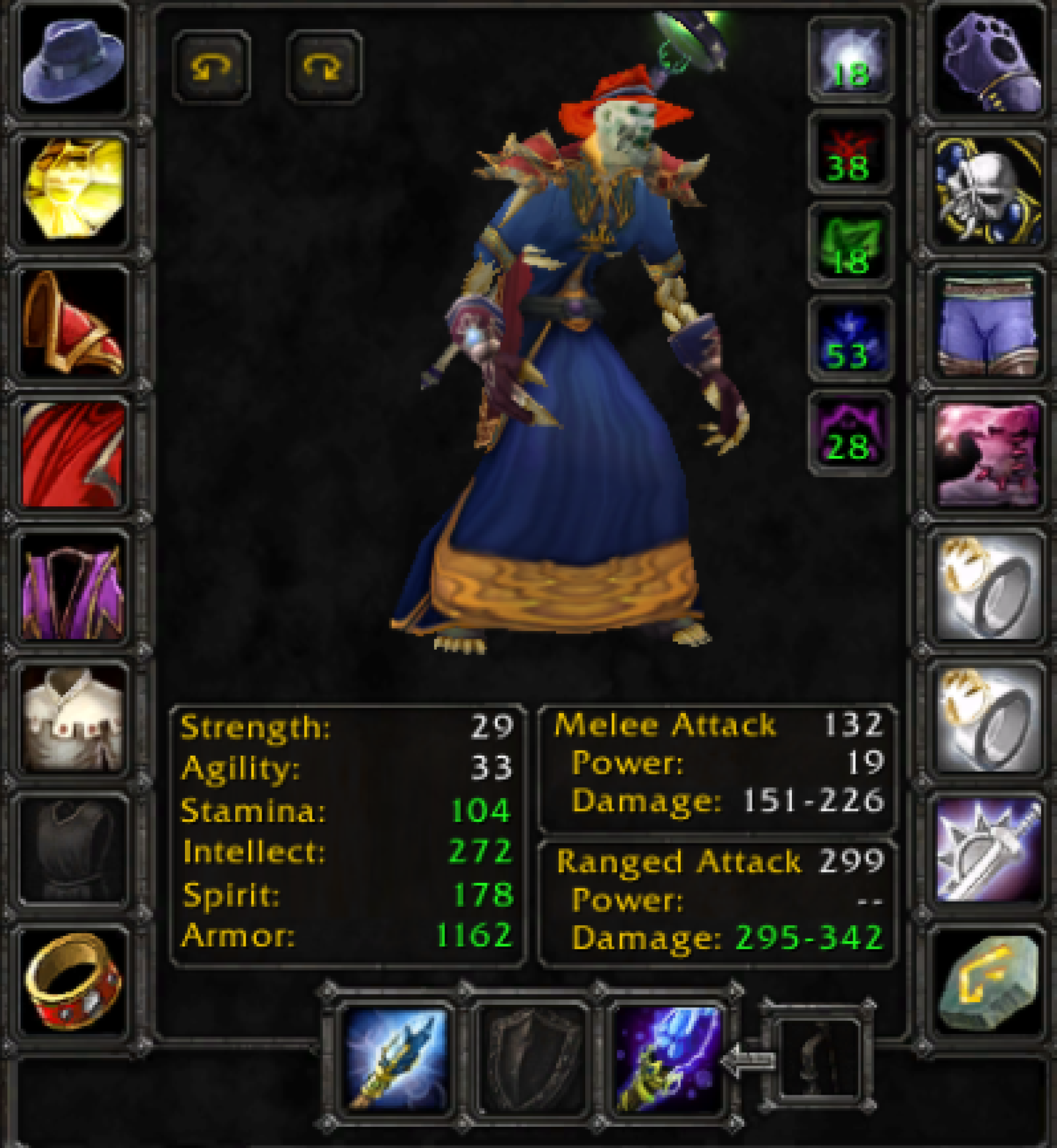 Undead male mage ironfoe