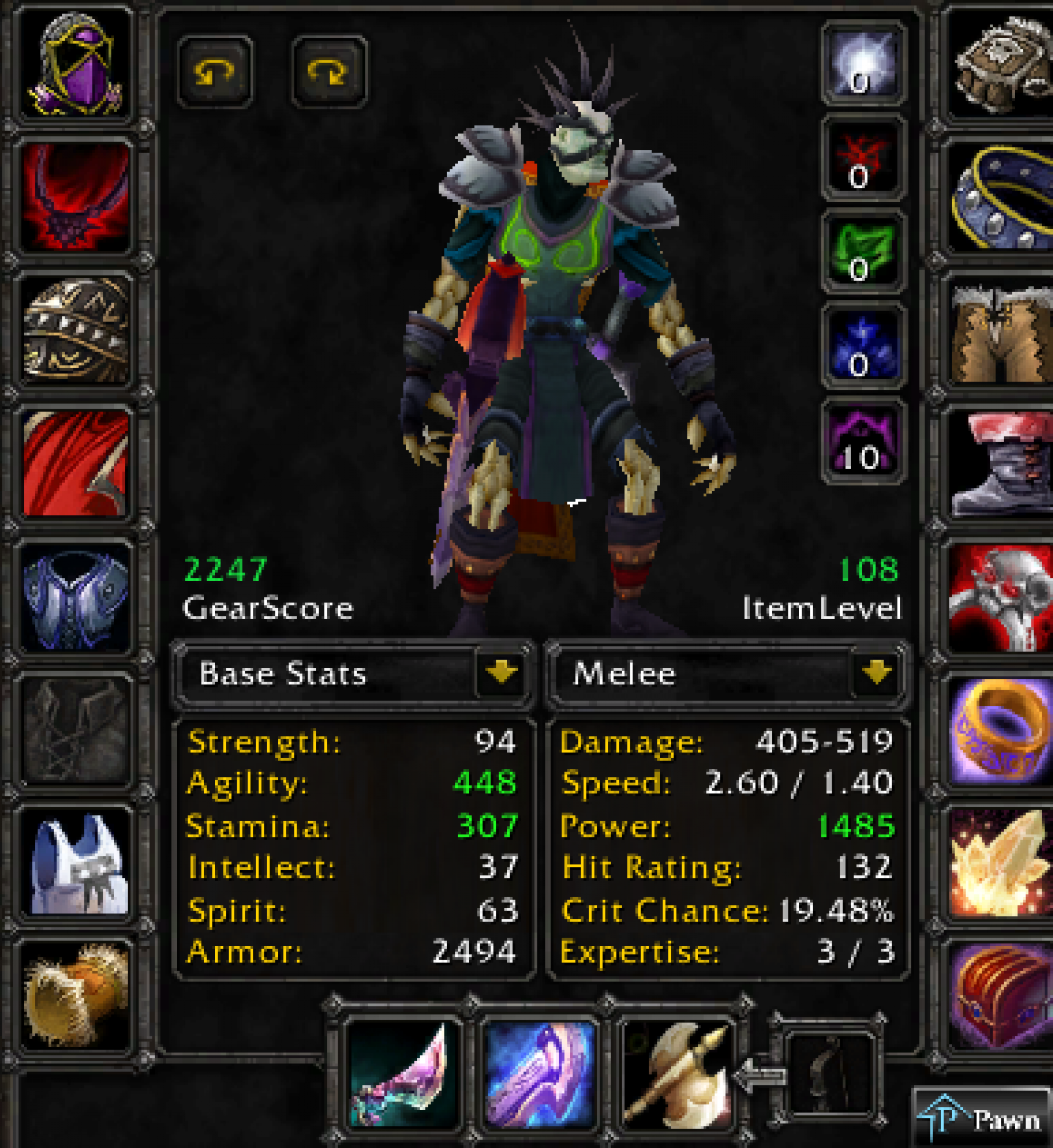 Undead male rogue Firemaw 2