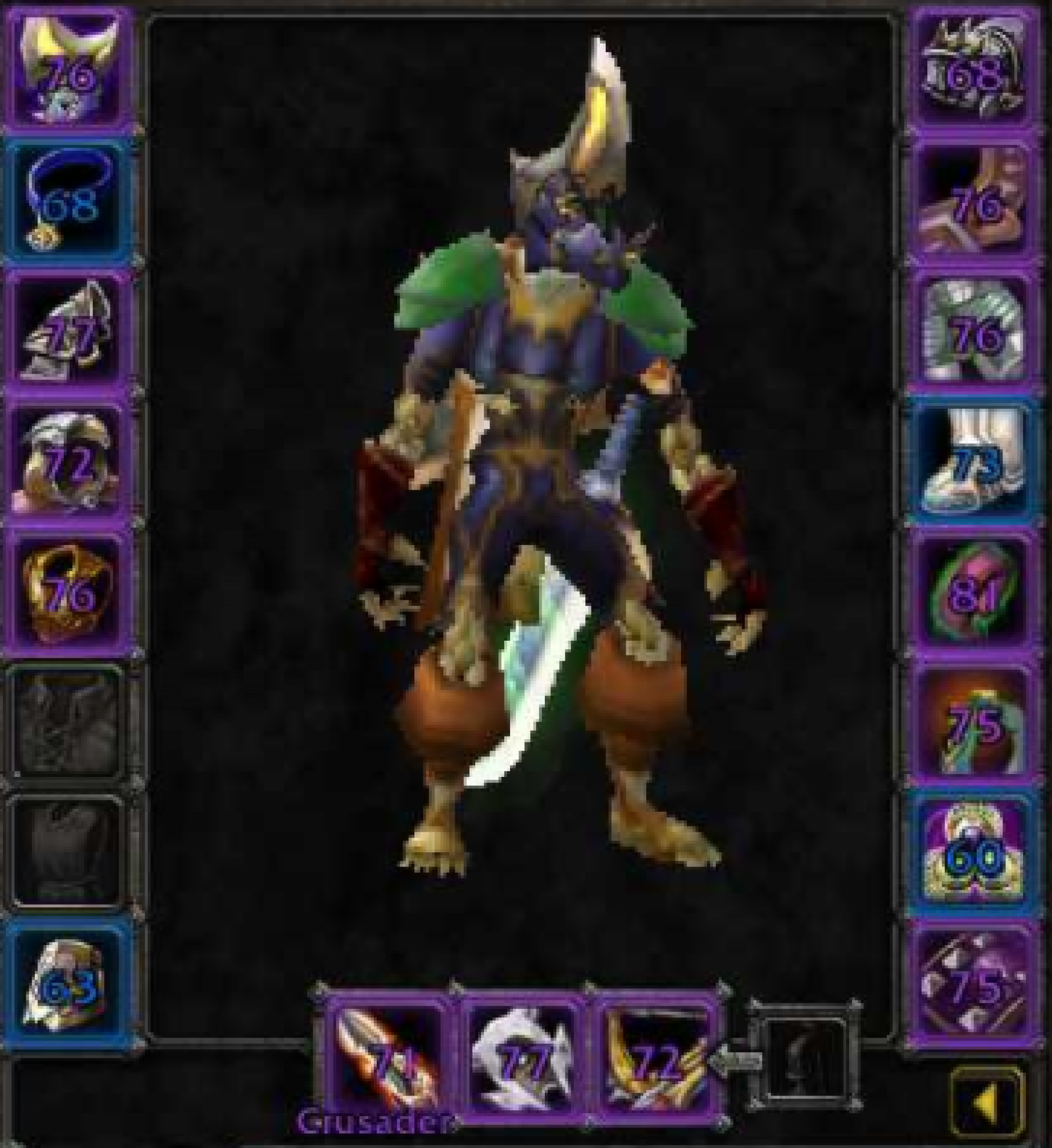 Undead male warrior bloodfang