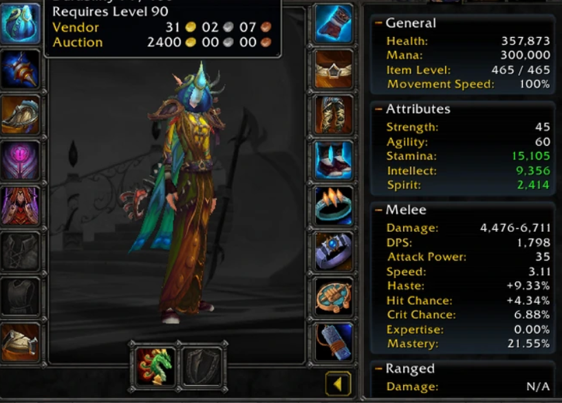 Blood elf female priest gehennas