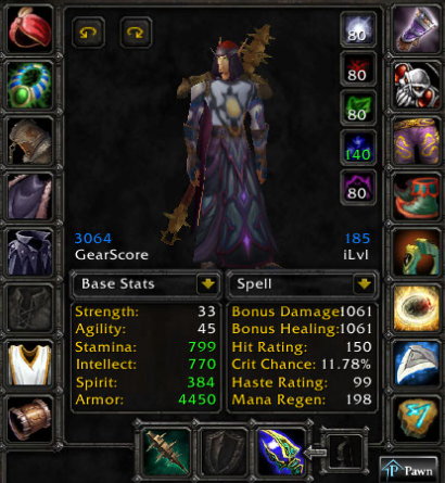 Blood elf male mage mograine