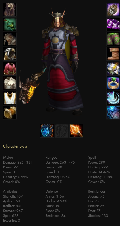Blood elf male warlock frostmourne 2