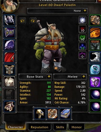 Dwarf male paladin turtle wow 7