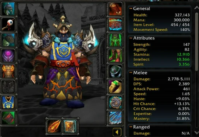 Dwarf male shaman firemaw 3