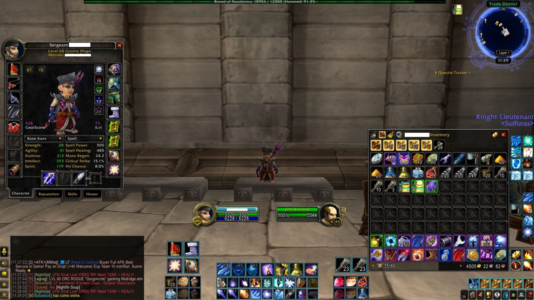 Gnome female mage firemaw 3