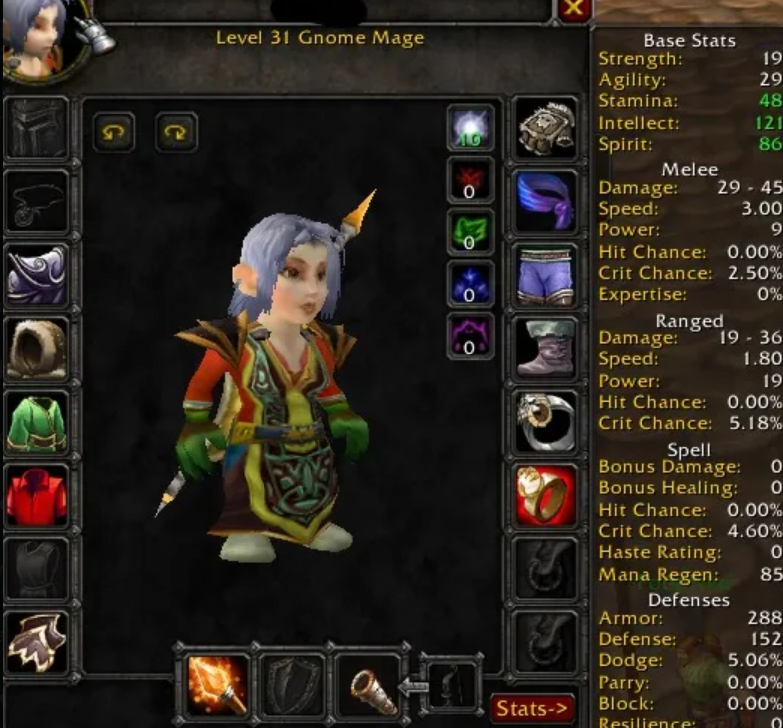 Gnome female mage gurubashi 2