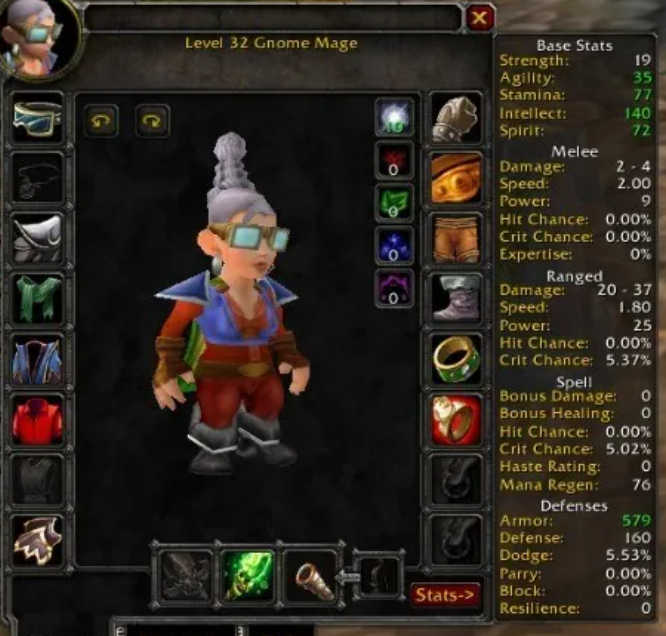 Gnome female mage gurubashi 3