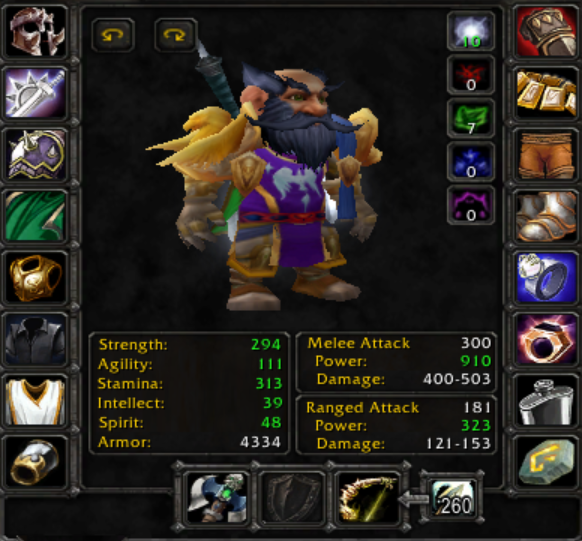 Gnome male warrior turtle wow