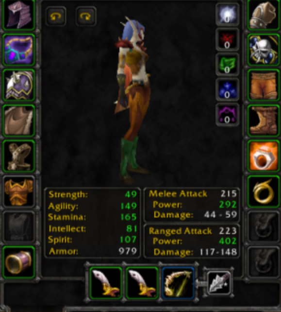 High elf female hunter turtle wow 10