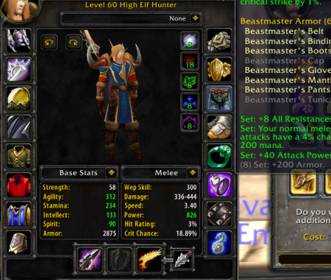 High elf male hunter turtle wow 9