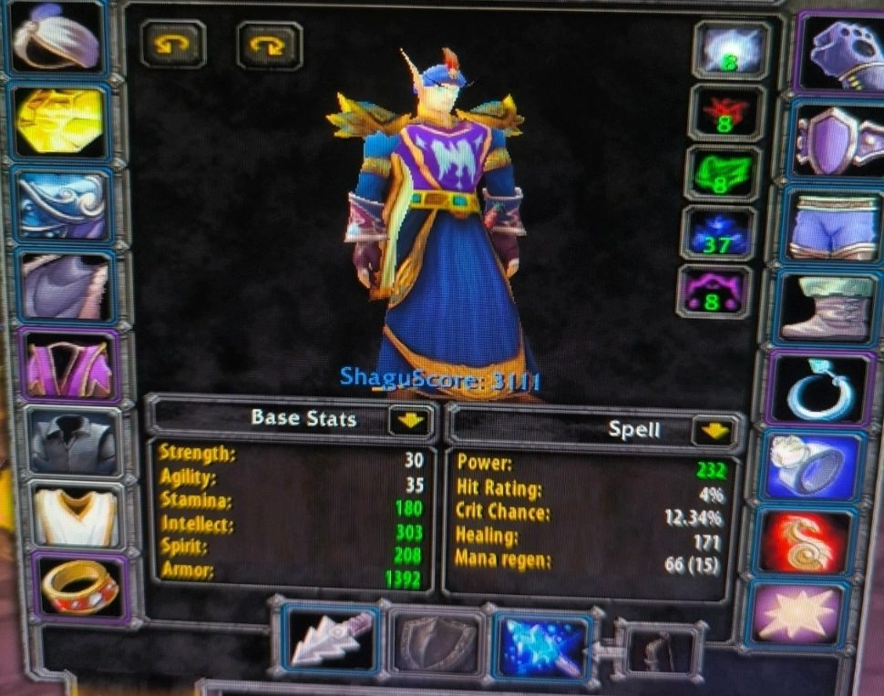High elf male mage south seas