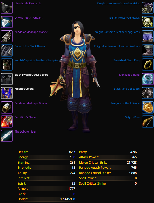 Human female rogue nightslayer 4