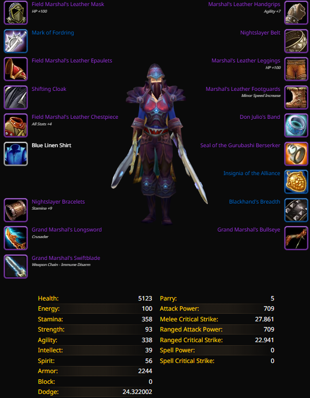 Human female rogue nightslayer 5