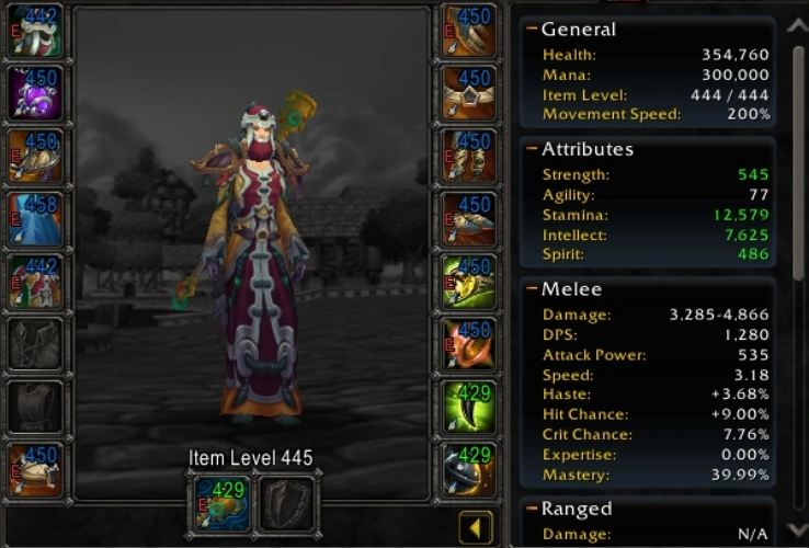 Human female warlock firemaw 3