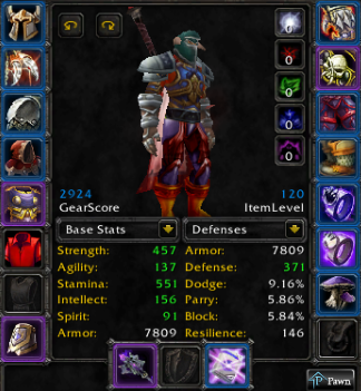 Human male paladin skyfury