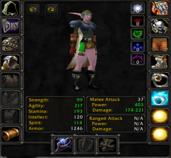 Night elf female druid turtle wow 9