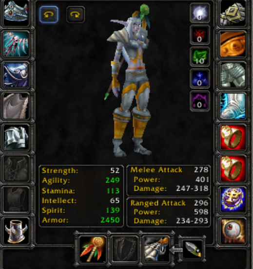 Night elf female hunter doomhowl 3