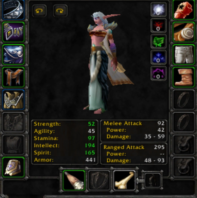 Night elf female priest turtle wow 3
