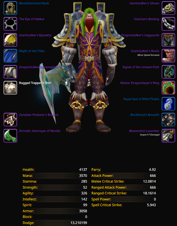 Night elf male hunter dreamscythe 4