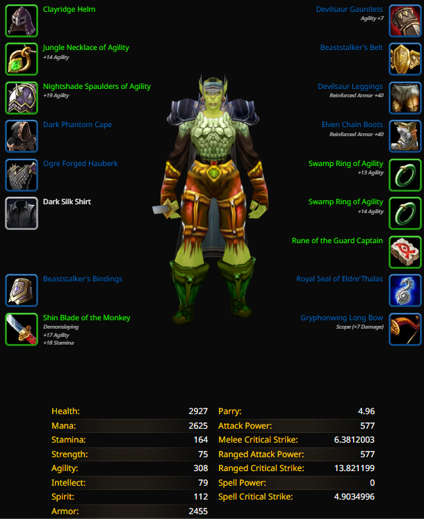 Orc female hunter doomhowl 3