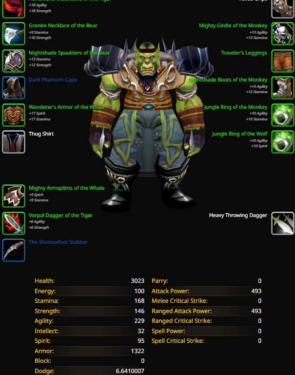 Orc male rogue nightslayer 2