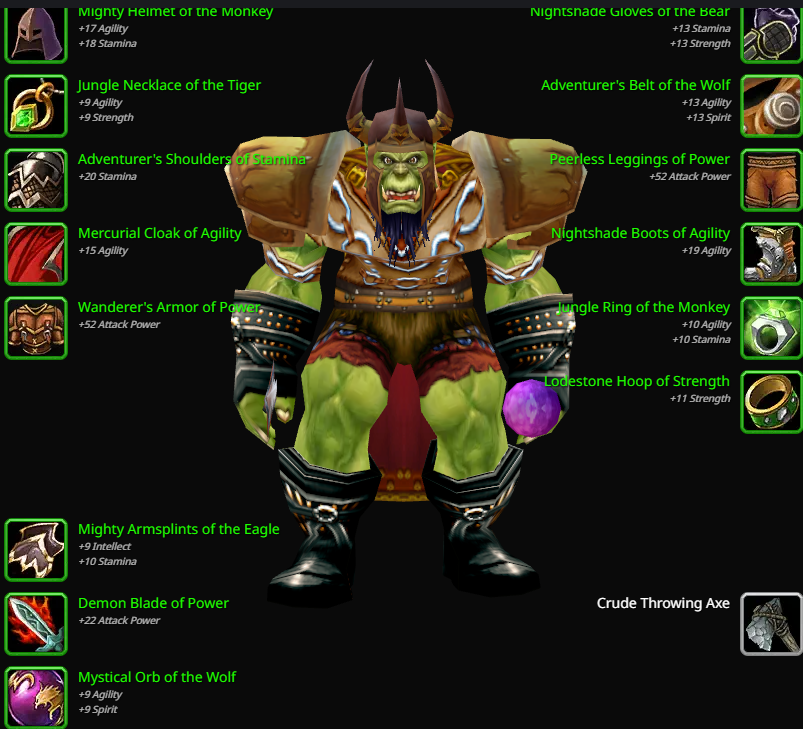 Orc male rogue nightslayer 3