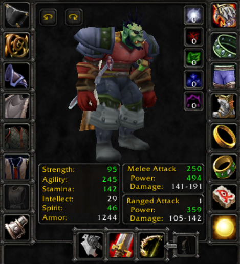 Orc male rogue turtle wow 3