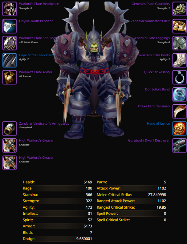 Orc male warrior spineshatter 9