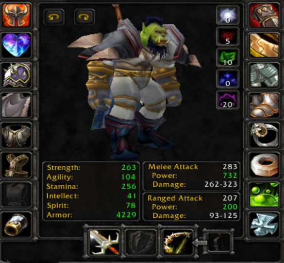 Orc male warrior turtle wow 17