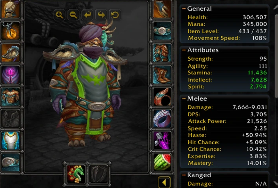 Pandaren male monk gehennas