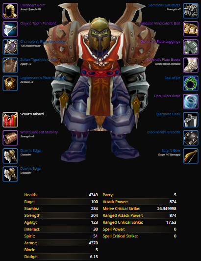 Rank 12 orc male warrior nightslayer