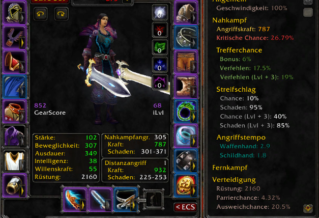 Rank 14 human female rogue spineshatter