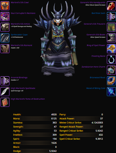 Rank 14 troll male mage spineshatter