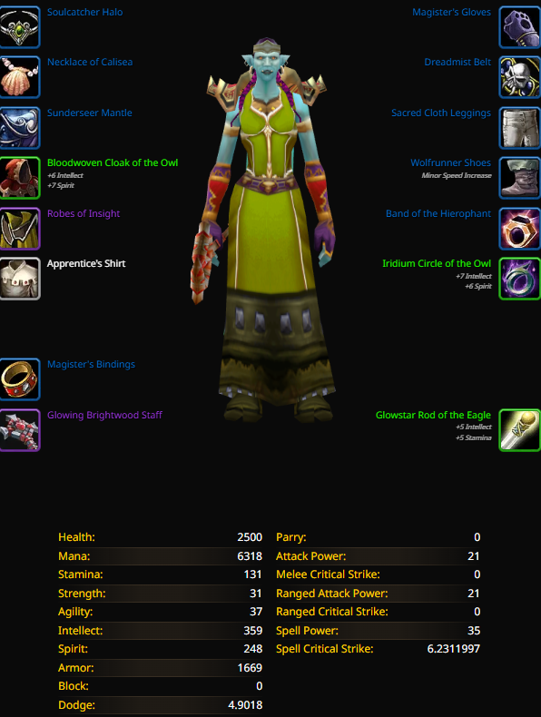 Troll female mage nightslayer 10