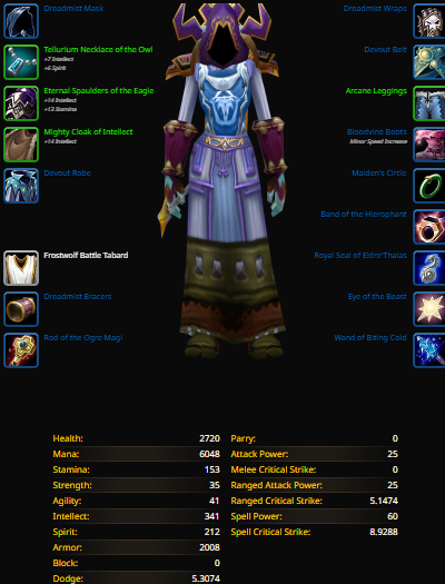 Troll female mage nightslayer 12