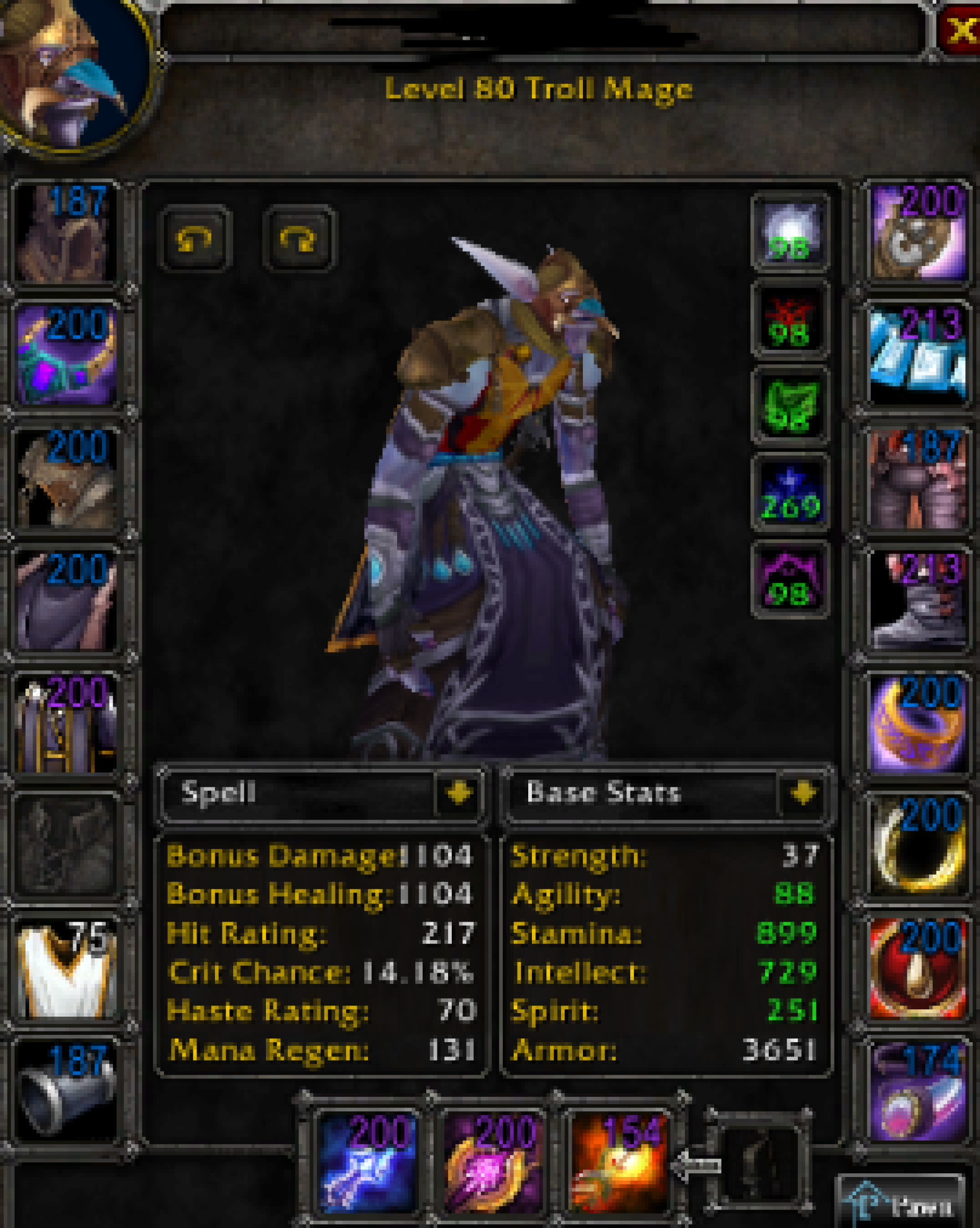 Troll male mage faerlina 3