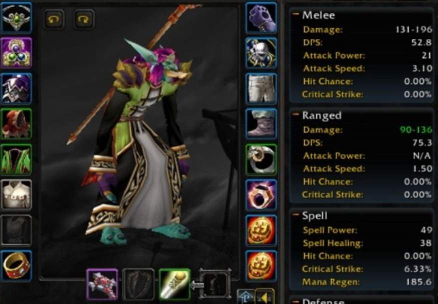 Troll male mage nightslayer 12