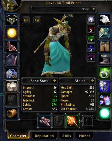 Troll male priest turtle wow 4