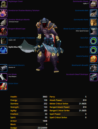 Undead male rogue nightslayer 8