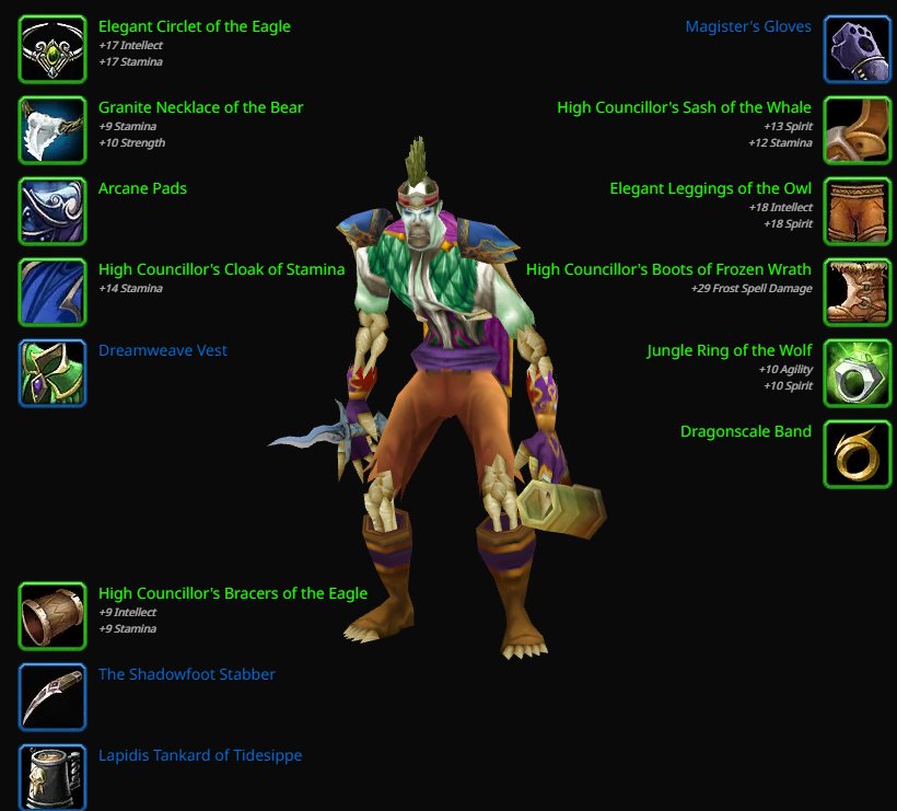 Undead male warlock nightslayer 4
